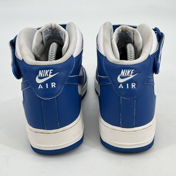Nike WMNS Air Force 1 ‘07 Mid Military Blue White Purple Women's 9 DX3721 100 - Picture 6 of 15